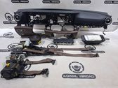 Airbag set with panel