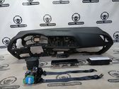 Airbag set with panel