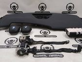 Airbag set with panel