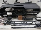 Airbag set with panel