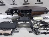 Airbag set with panel