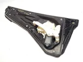 Rear door window regulator with motor