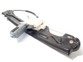 Rear door window regulator with motor