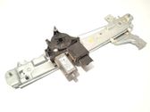 Rear window lifting mechanism without motor