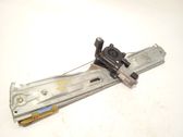 Rear window lifting mechanism without motor