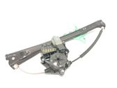 Rear window lifting mechanism without motor