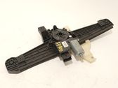 Rear door window regulator with motor