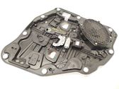 Rear window lifting mechanism without motor