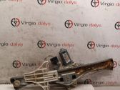 Rear door window regulator with motor