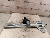 Rear door window regulator with motor