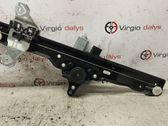 Front door window regulator with motor