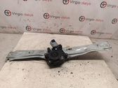 Rear door window regulator with motor