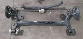 Rear axle beam with reductor