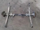 Rear axle beam with reductor