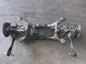 Rear axle beam with reductor