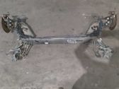 Rear axle beam with reductor