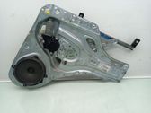 Rear door window regulator with motor