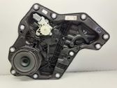 Rear door window regulator with motor