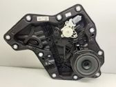 Rear window lifting mechanism without motor