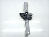 Rear door window regulator with motor