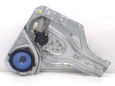 Rear door window regulator with motor
