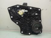 Rear window lifting mechanism without motor