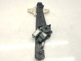 Rear window lifting mechanism without motor