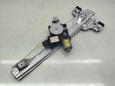 Rear door window regulator with motor