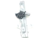 Rear door window regulator with motor