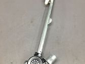 Rear door window regulator with motor