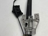 Rear door window regulator with motor