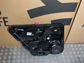 Rear window lifting mechanism without motor