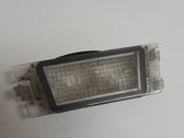 Trunk door license plate light bar