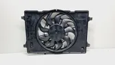 Radiator cooling fan shroud