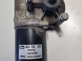 Front wiper linkage and motor