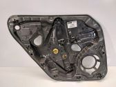 Rear window lifting mechanism without motor