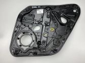 Rear window lifting mechanism without motor