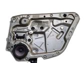 Rear window lifting mechanism without motor