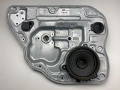 Rear window lifting mechanism without motor