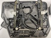 Rear window lifting mechanism without motor