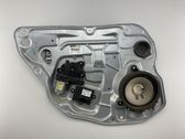 Rear window lifting mechanism without motor
