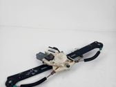 Rear door window regulator with motor