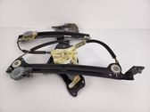 Rear door window regulator with motor