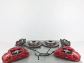 Brake discs and calipers set