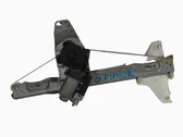 Rear window lifting mechanism without motor