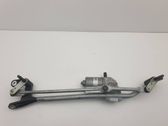 Front wiper linkage and motor