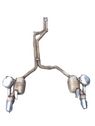 Rear muffler/silencer tail pipe