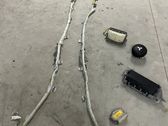 Airbag set with panel