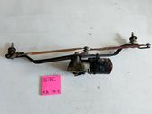 Front wiper linkage and motor