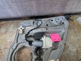 Rear door window regulator with motor